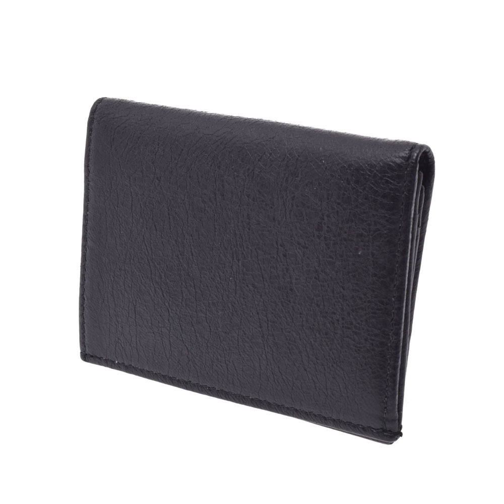 Balenciaga Wallet Giant Card Passport Black Leather